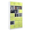 миниатюра Стеллаж в комплекте Либерти-31 Глянец белый / лайм №1
