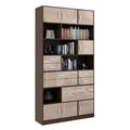 миниатюра Стеллаж в комплекте Либерти-31 Глянец венге / капучино №1