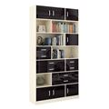 миниатюра Стеллаж в комплекте Либерти-31 Глянец дуб молочный / чёрный №1