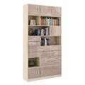 миниатюра Стеллаж в комплекте Либерти-31 Глянец дуб сонома / капучино №1