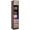 миниатюра Стеллаж в комплекте Либерти-41 Глянец венге / капучино №1