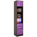 миниатюра Стеллаж в комплекте Либерти-41 Глянец венге / фиолетовый №1