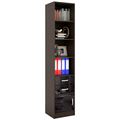 миниатюра Стеллаж в комплекте Либерти-42 Глянец венге / чёрный №1