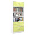 миниатюра Стеллаж в комплекте Либерти-51 Глянец белый / лайм №1