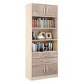 миниатюра Стеллаж в комплекте Либерти-51 Глянец дуб сонома / капучино №1