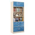 миниатюра Стеллаж в комплекте Либерти-51 Глянец дуб сонома / синий №1