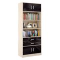 миниатюра Стеллаж в комплекте Либерти-51 Глянец дуб сонома / чёрный №1