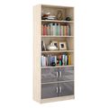 миниатюра Стеллаж в комплекте Либерти-52 Глянец дуб сонома / серый №1