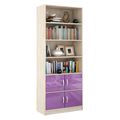 миниатюра Стеллаж в комплекте Либерти-52 Глянец дуб сонома / фиолетовый №1