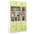 миниатюра Стеллаж в комплекте Либерти-62 Глянец дуб молочный / лайм №1
