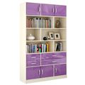 миниатюра Стеллаж в комплекте Либерти-62 Глянец дуб молочный / фиолетовый №1