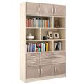 миниатюра Стеллаж в комплекте Либерти-62 Глянец дуб сонома / капучино №1