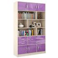 миниатюра Стеллаж в комплекте Либерти-62 Глянец дуб сонома / фиолетовый №1