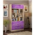 миниатюра Стеллаж в комплекте Либерти-62 Глянец дуб сонома / фиолетовый №2