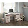 миниатюра Стол компьютерный Милан-7П, с полкой белый №2