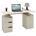 миниатюра Стол компьютерный Нейт-3 дуб молочный №1