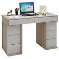 миниатюра Стол компьютерный Антер-4 дуб сонома / белый №1