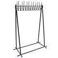 миниатюра Вешалка гардеробная напольная групповая Алла-22 (Чёрная) №1