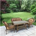 миниатюра Комплект плетеной мебели T130Bg/LV520BB-Beige_Beige №1