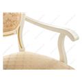миниатюра Кресло деревянное Лауро патина золото / бежевый тесьма 11 №5