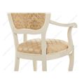 миниатюра Кресло деревянное Лауро патина золото / бежевый тесьма 11 №7