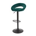 миниатюра Барный стул S-905 (GREEN B-1003 velvet / черный) БАЗОВЫЙ №2
