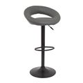 миниатюра Барный стул S-905B (PU GREY 1001 / черный) КОМБИНИРОВАННЫЙ №1