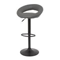 миниатюра Барный стул S-905B (PU GREY 1001 / черный) КОМБИНИРОВАННЫЙ №2