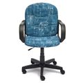 миниатюра Офисное компьютерное кресло BAGGI (джинса) №2