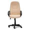 миниатюра Офисное компьютерное кресло 747CH (кож/зам, бежевый) №2