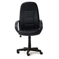 миниатюра Офисное компьютерное кресло 747CH (кож/зам,черный) №2