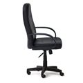 миниатюра Офисное компьютерное кресло 747CH (кож/зам,черный) №3