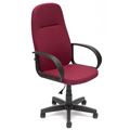 миниатюра Офисное компьютерное кресло LEADER (бордо) №1