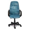 миниатюра Офисное компьютерное кресло LEADER (джинса) №2