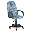 миниатюра Офисное компьютерное кресло LEADER (карта на синем) №1