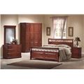 миниатюра Спальный гарнитур Агата 5 предметов Темная вишня №1