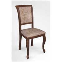 Стул Дионис (Темный орех /ткань-Longoria Beige)
