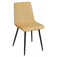 Стул на металлокаркасе DUBLIN Капучино велюр G062-05