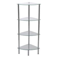 Стеллаж металлический с 4-мя полками 47-169 Clear Glass