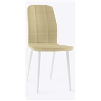 Стул Бейз NX Экокожа Кремовый/Белый