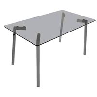 Стол обеденный T1204 Grey 140х80