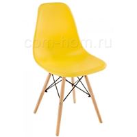 Стул деревянный Eames PC-015 yellow