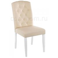 Стул деревянный Menson white / fabric сream