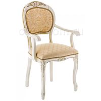 Кресло Лауро патина золото / бежевый