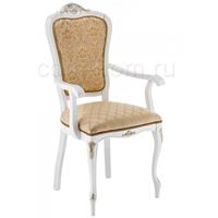 Стул деревянный Руджеро патина золото / бежевый комби