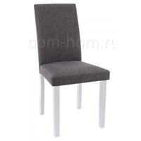 Стул деревянный Стул Gross white / dark grey