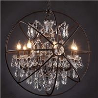  Подвесная люстра Loft it Foucaults orb crystal LOFT1897/6