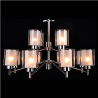  Подвесная люстра Natali Kovaltseva Double DOUBLE 81049-12C  ANTIQUE SILVER