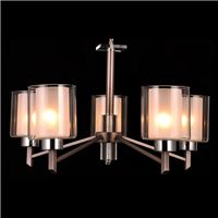  Подвесная люстра Natali Kovaltseva Double DOUBLE 81049-5C  ANTIQUE SILVER