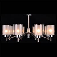  Подвесная люстра Natali Kovaltseva Double DOUBLE 81049-8C  ANTIQUE SILVER